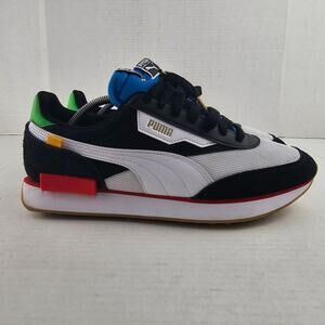 Puma Future Rider  WH 'Unity Black-White- Dresden Blue' 373384-02 Size 12